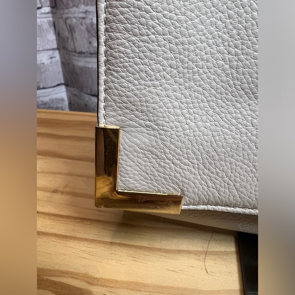 Michael Kors Pebbled Leather Clutch with Removable Strap - Picture 5 of 16